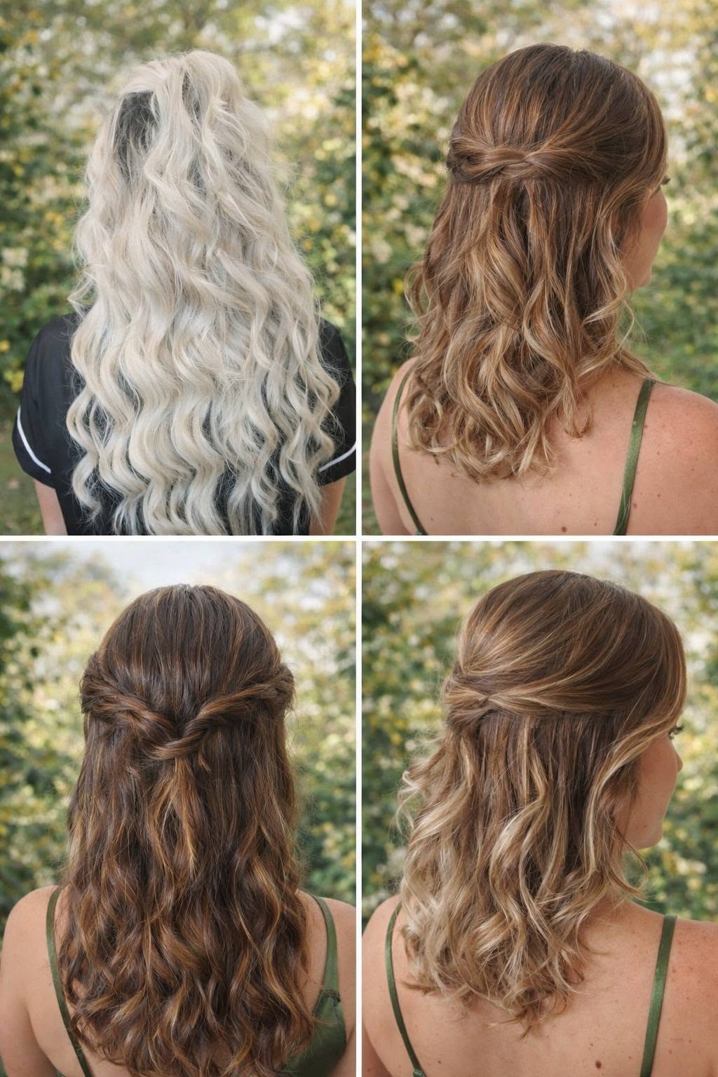 Half Up Twist Bridal Series