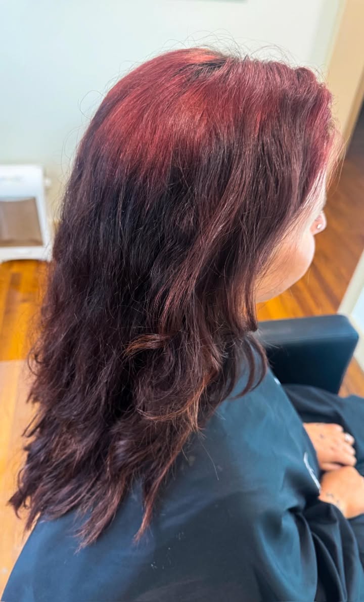 Rich Burgundy & Crimson Dimension