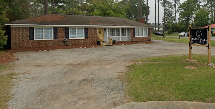 Taylor James Hair Studio Storefront on Dawson Rd